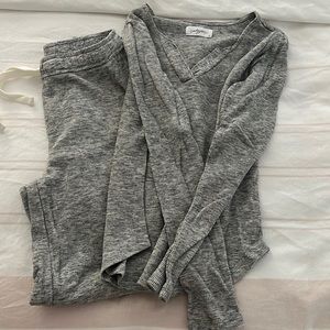 Pants and longsleeve loungewear